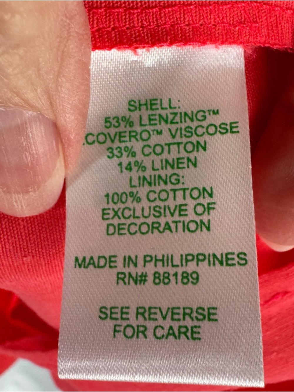 Lilly Pulitzer Coral Pink Shift Romper with White Eyelet Trim like New size 4 - Picture 9 of 10